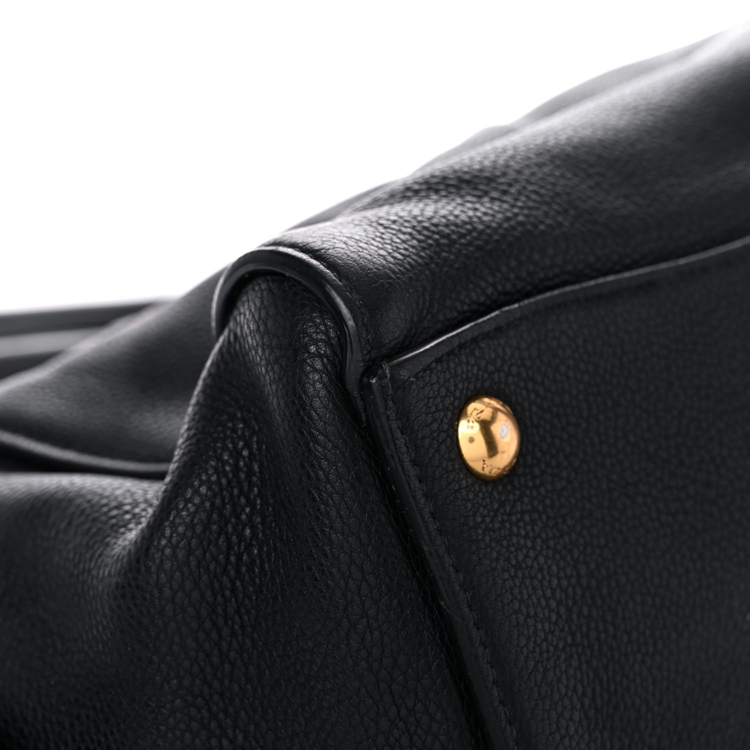 Prada Vitello Grain Tote Black 9 of 15