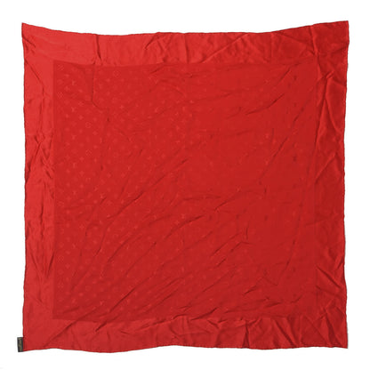 Louis Vuitton Silk Monogram Monaco Square Scarf Red 1 of 3