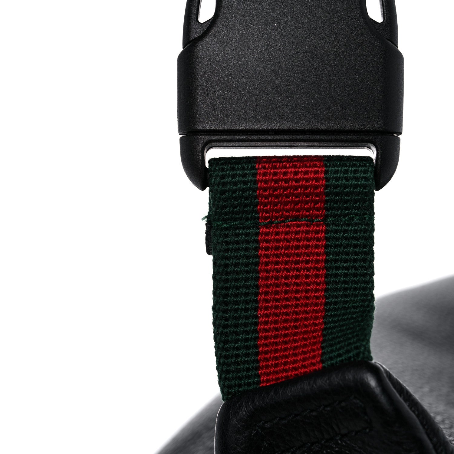 Gucci Grained Calfskin Logo Belt Bag Black 12 of 12
