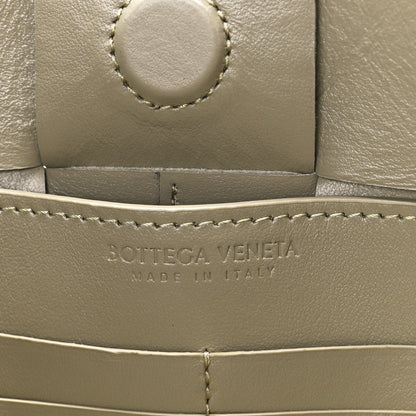 Bottega Veneta Calfskin Maxi Intrecciato Cassette Pouch On Strap Travertine 6 of 11