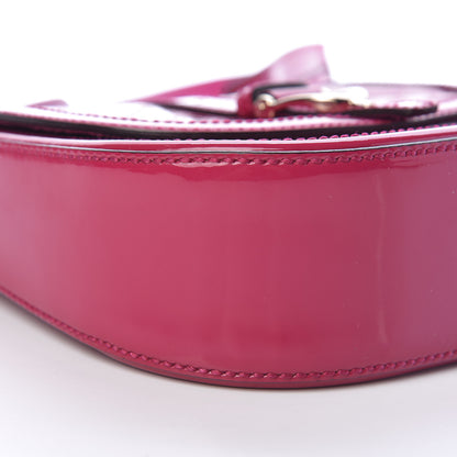 Gucci Patent Microguccissima Small Nice Messenger Bag Bright Bouganville 8 of 19