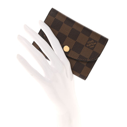 Louis Vuitton Damier Ebene Rosalie Coin Purse Rose Ballerine 2 of 6