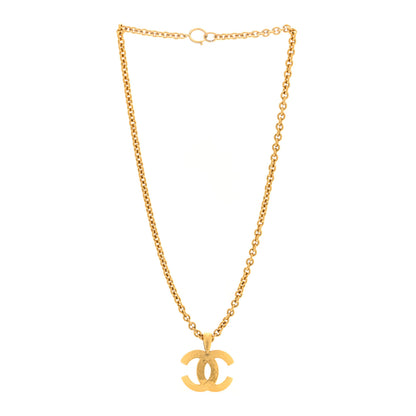 Chanel Quilted CC Long Chain Necklace Gold 3 of 5