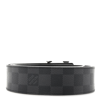 Louis Vuitton Damier Graphite 40mm LV Initiales Belt 105 42 2 of 6