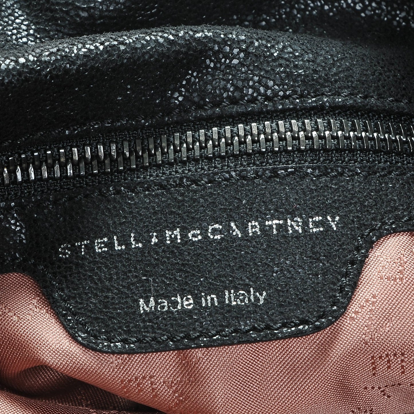 Shaggy Deer Falabella Fold Over Tote Black