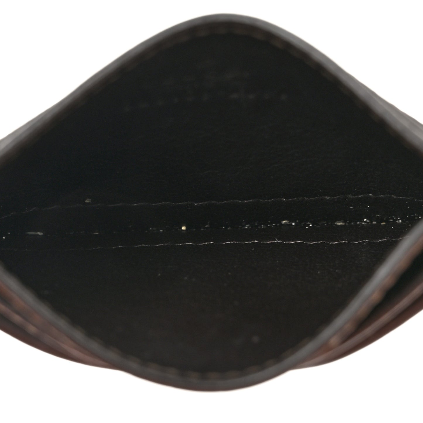 GG Supreme Monogram Ophidia Card Holder Brown