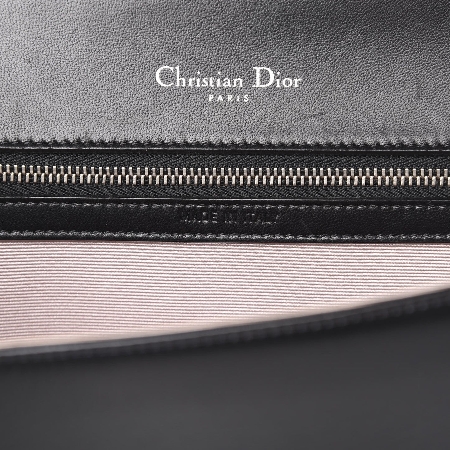Lambskin Medium Diorama Flap Bag Black
