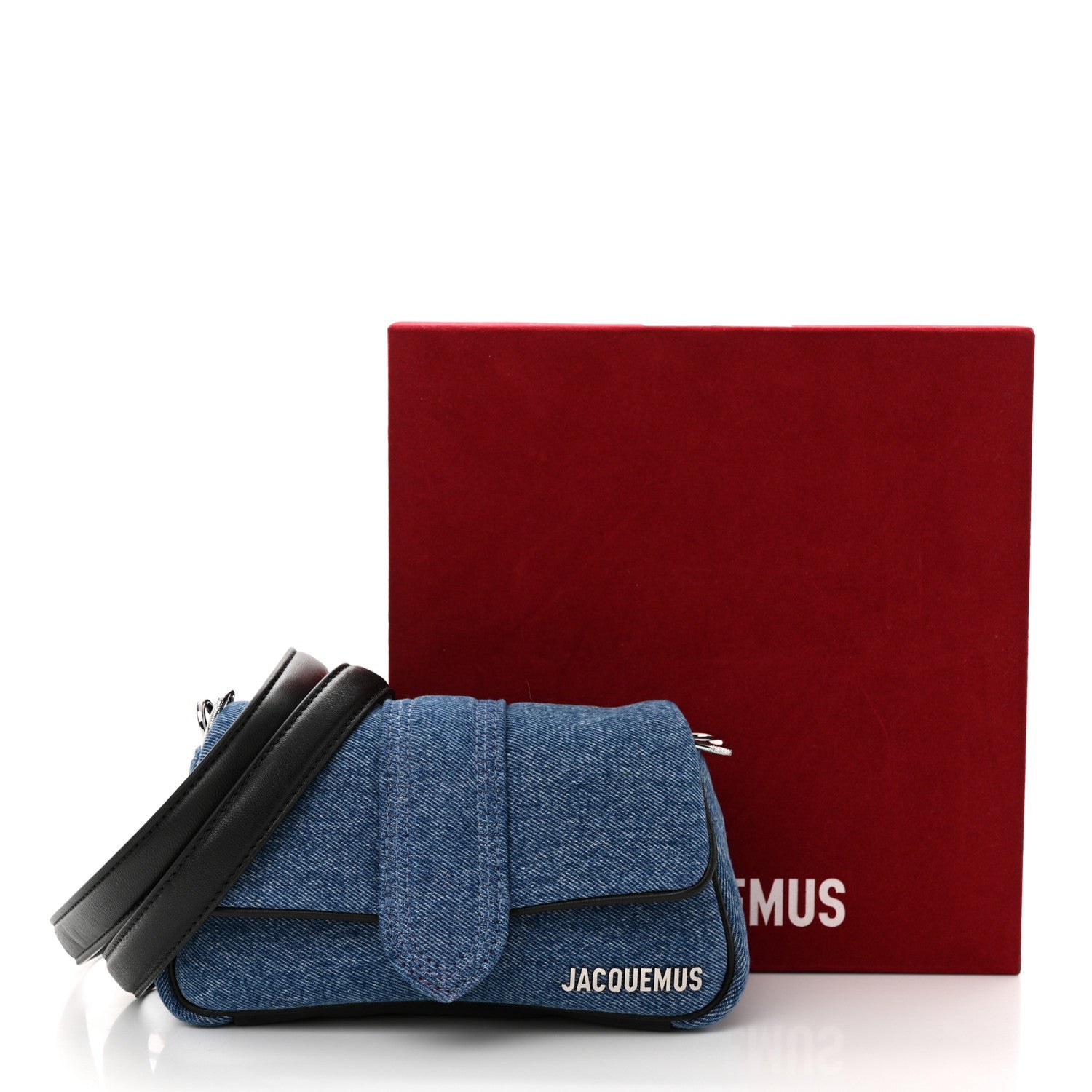 Jacquemus Denim Calfskin Le Petit Bambimou Blue 11 of 11