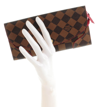 Louis Vuitton Damier Ebene Caissa Wallet Cherry 2 of 6