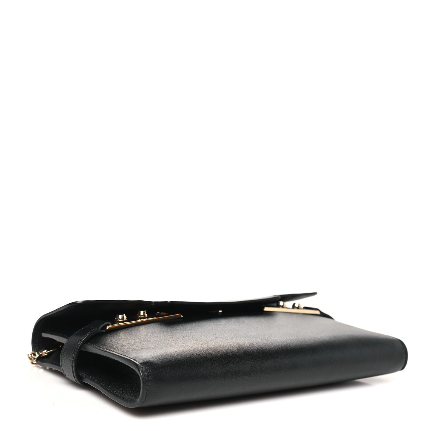 Calfskin Tempete Pochette Black