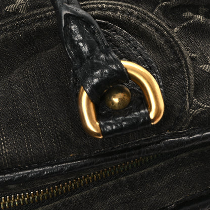 Louis Vuitton Denim Neo Cabby MM Black 13 of 13