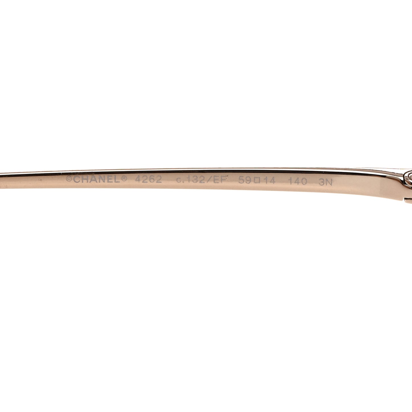Butterfly Removable Pearl Chain Sunglasses 4262 Brown