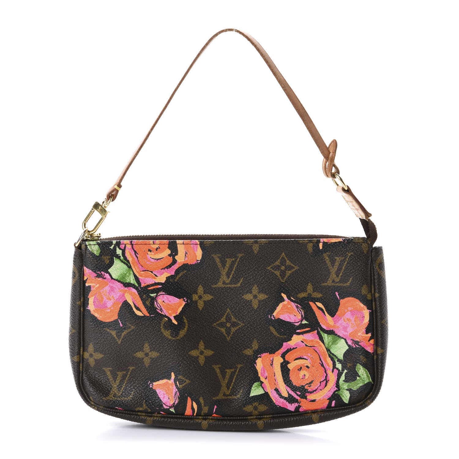 Louis Vuitton Monogram Roses Pochette Accessories 1 of 11