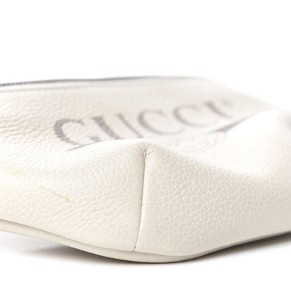 Gucci Grained Calfskin Small Logo Belt Bag White 5 of 10