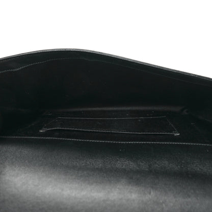 Saint Laurent Calfskin Monogram Large Belle De Jour Clutch Black 5 of 12