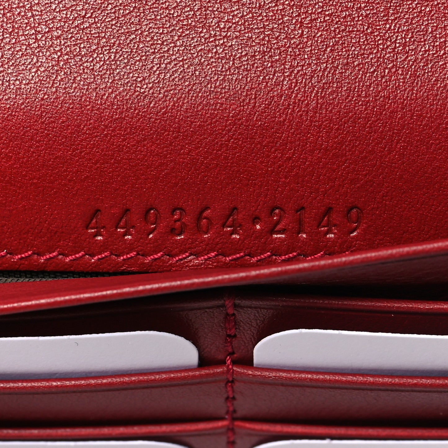 Soft Microssima Continental Zip Wallet Red