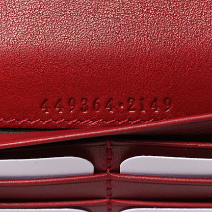 Gucci Soft Microssima Continental Zip Wallet Red 8 of 9