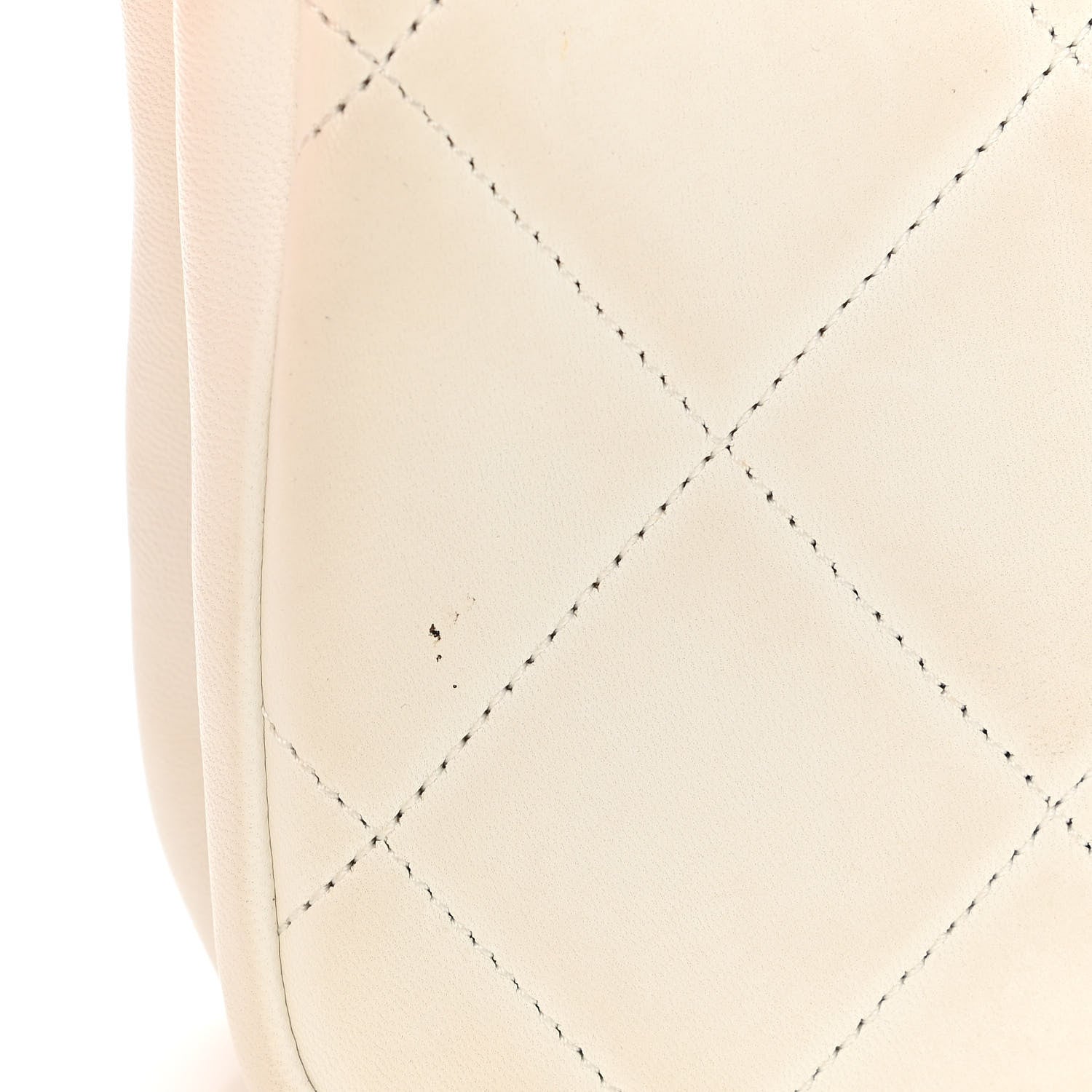 Chanel Lambskin A Real Catch Flap Bag White 13 of 15