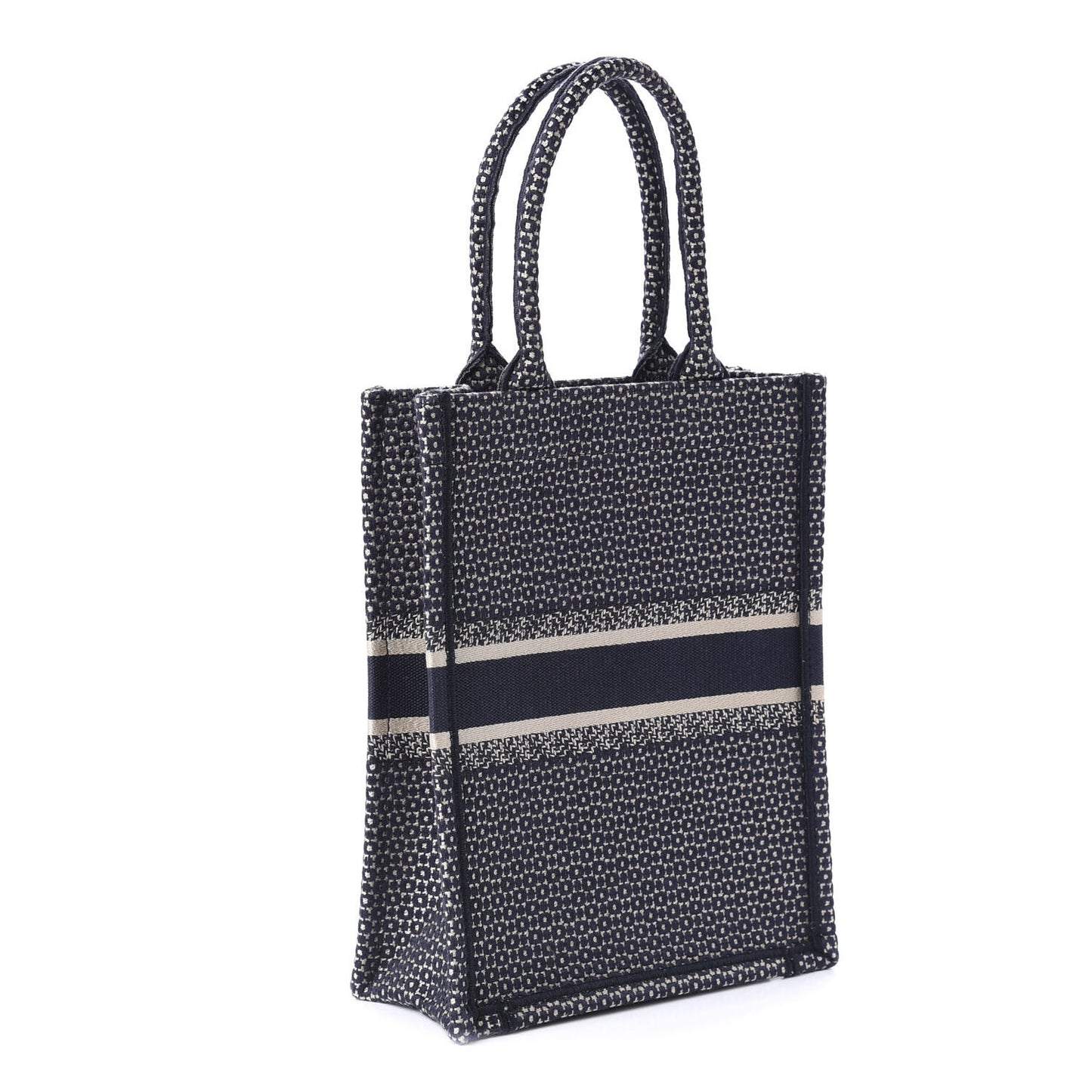 Canvas Embroidered Vertical L'Etoile Book Tote