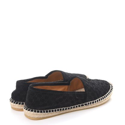 Gucci Suede Microguccissima Espadrilles 36 Black 4 of 12
