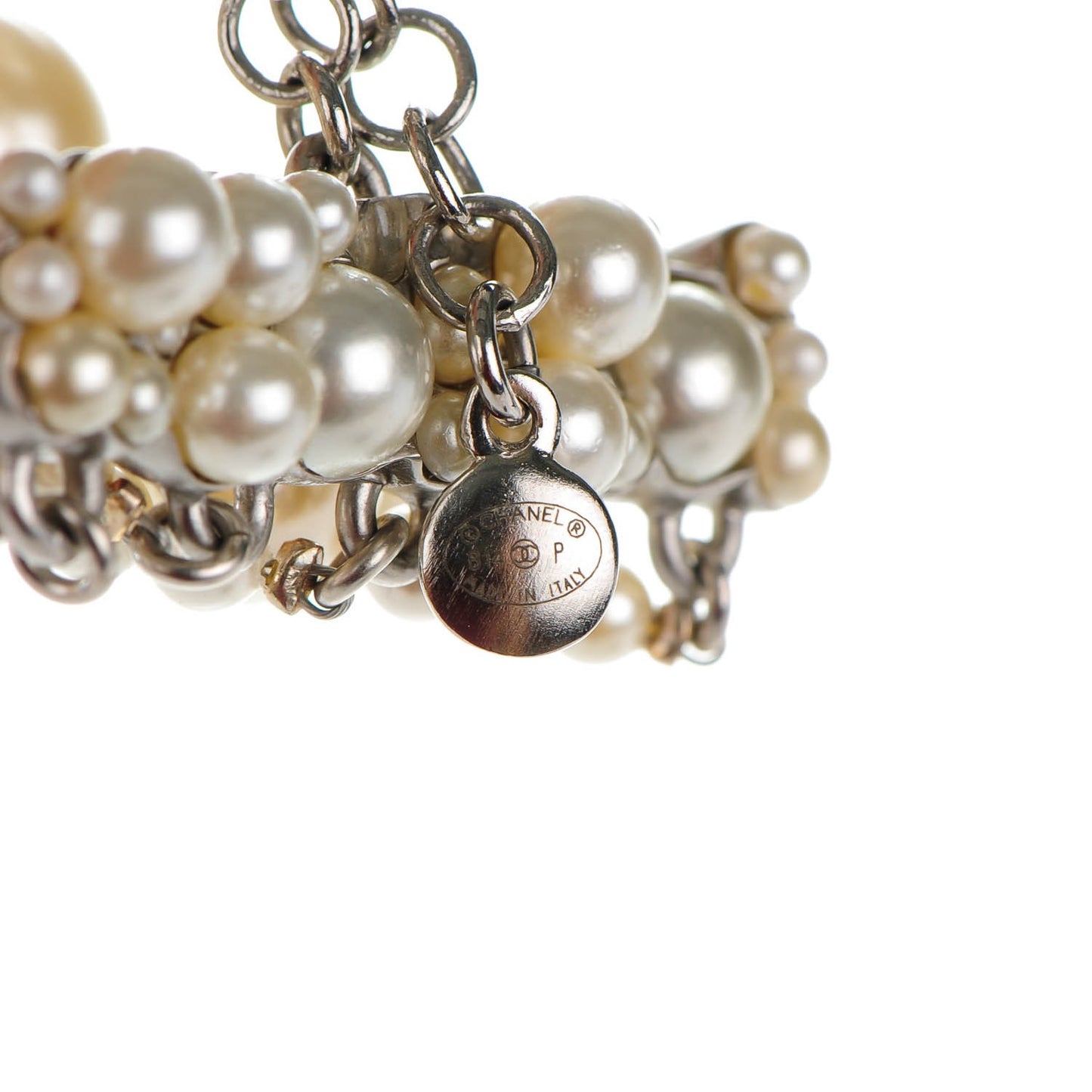 Pearl Multi Strand Bracelet Silver