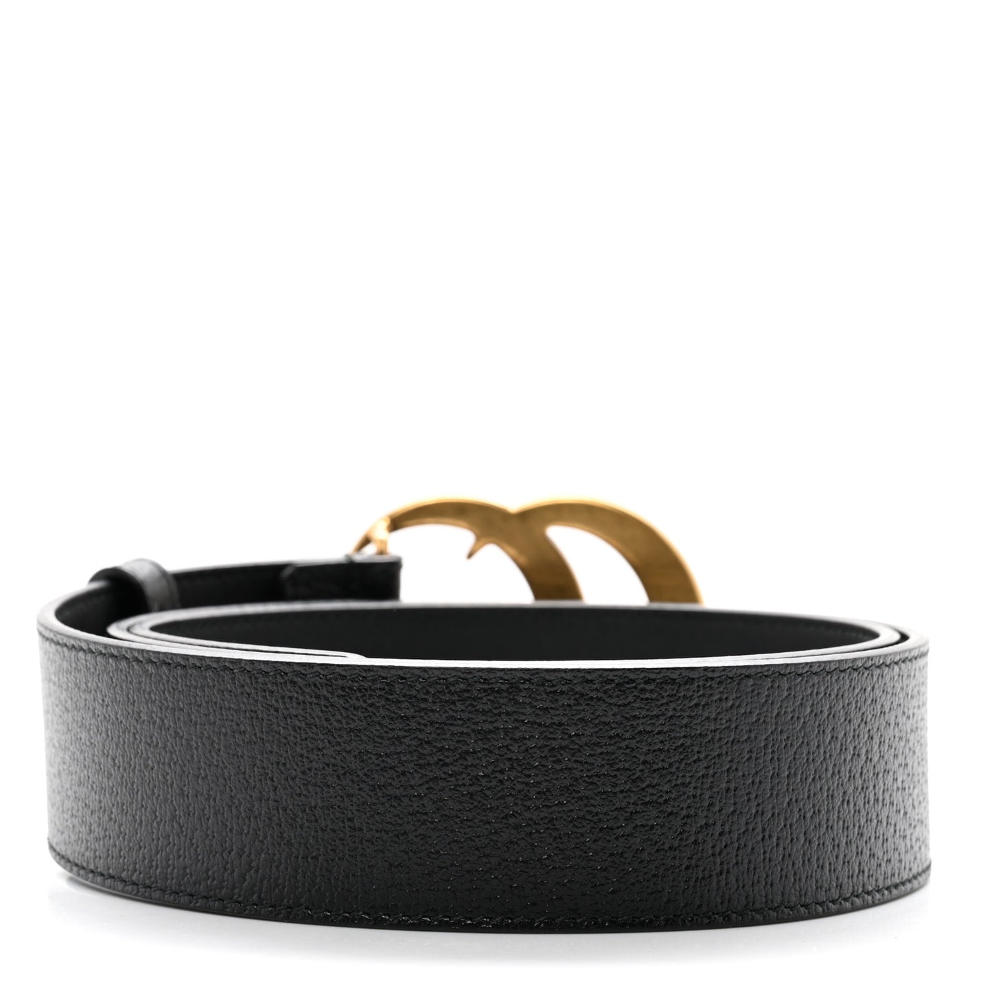 Textured Calfskin Double G 40mm Belt 90 36 Black