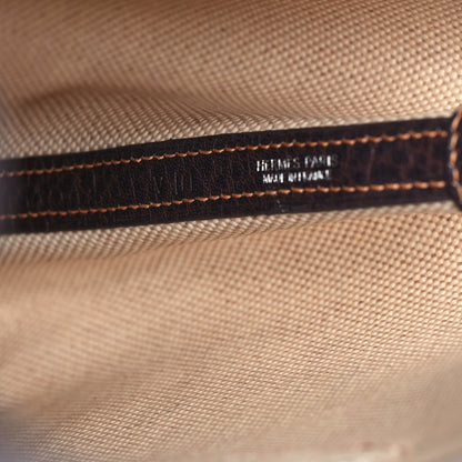 Hermes Buffle Skipper Toile Garden Party 30 TPM Marron Fonce 7 of 14