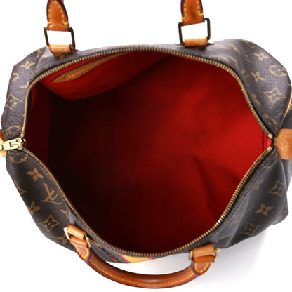 Louis Vuitton Monogram My LV Heritage Speedy 35 Jaune Rouge 5 of 12