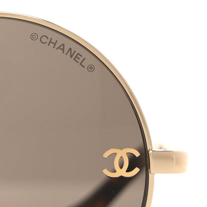 Chanel Round Sunglasses 4268 Gold 7 of 8