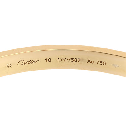 Cartier 18K Yellow Gold LOVE Bracelet 18 7 of 10