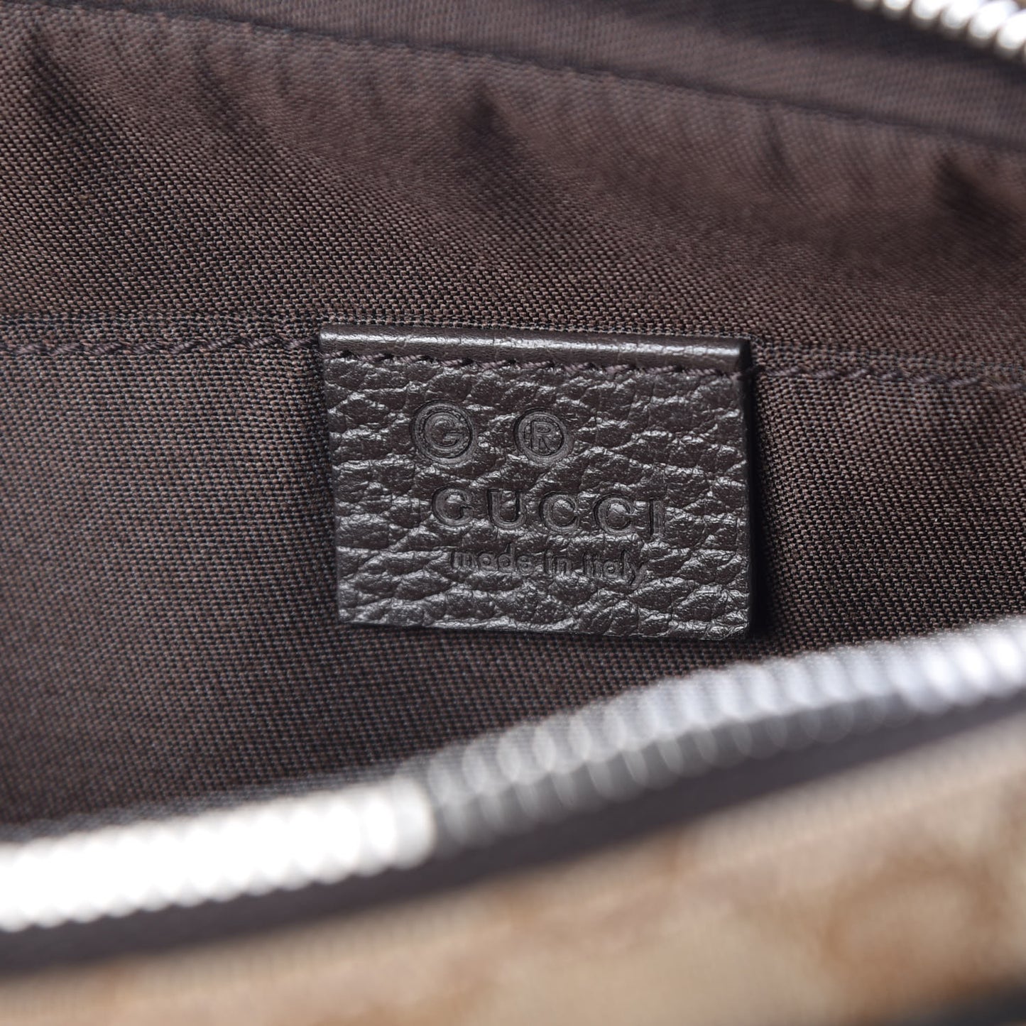 Monogram Belt Bag Dark Brown
