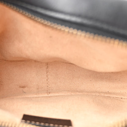 Gucci Calfskin Matelasse Mini GG Marmont Chain Shoulder Bag Black 5 of 11