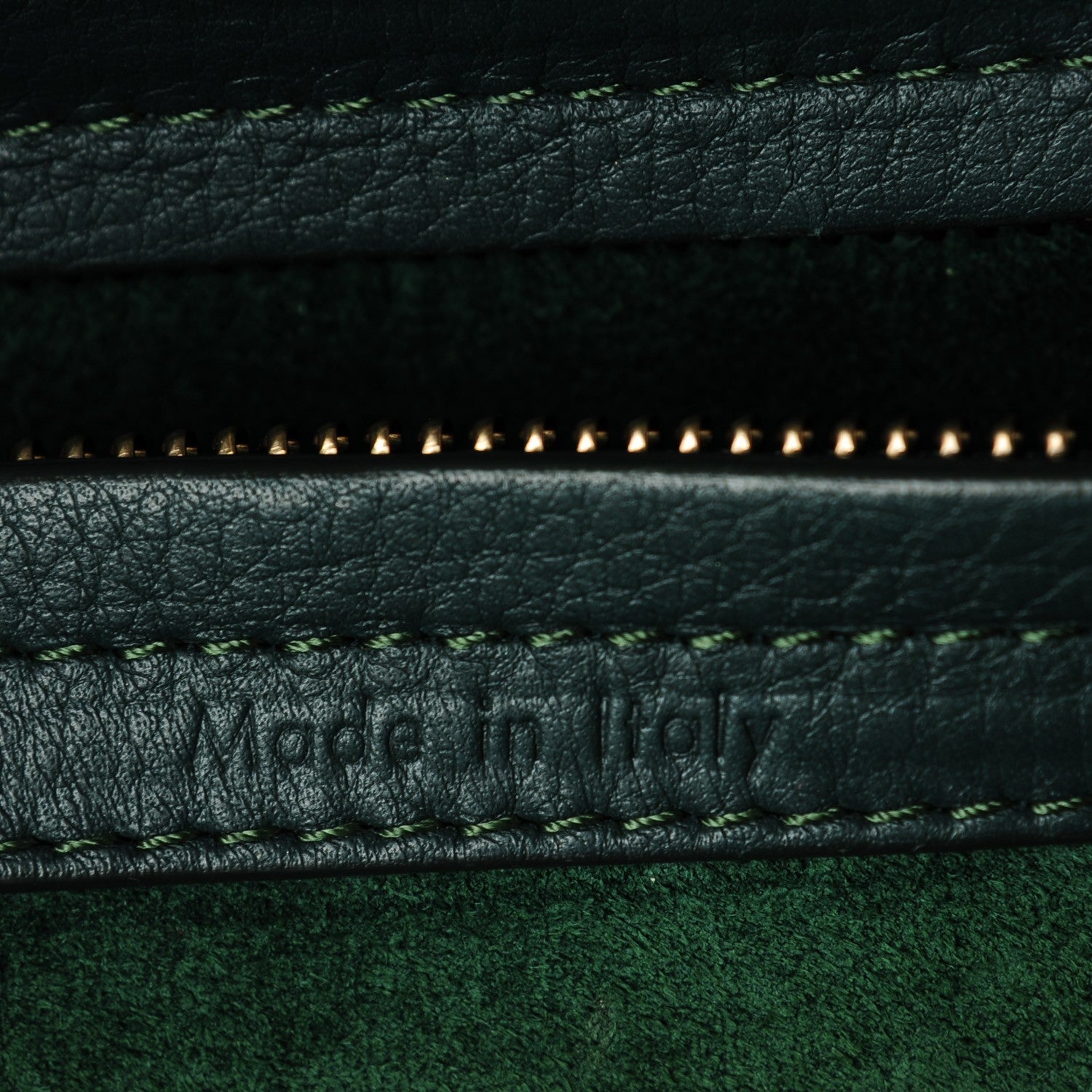 Celine Supple Calfskin Medium Phantom Luggage Bottle Green 8 of 9