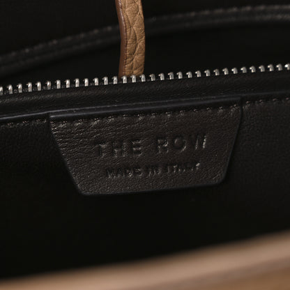 The Row Grained Calfskin Small Day Luxe Tote Sandpit 6 of 10