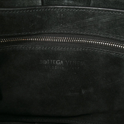 Bottega Veneta Metallic Crushed Calfskin Maxi Intrecciato Cassette Crossbody Bag Anchor 8 of 11
