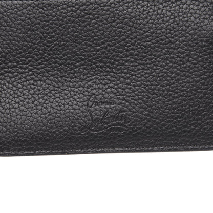 Christian Louboutin Calfskin Empire Panettone Spikes Key Ring Pouch Black 7 of 7