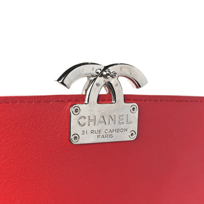 Chanel Caviar Quilted Small CC Box Top Flap Red 7 of 11