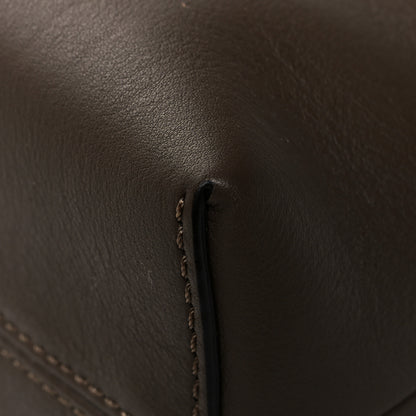 Fendi Vitello Dolce Bi-Color FF 1974 Embossed Mini By The Way Boston Bag Maya Black 13 of 13