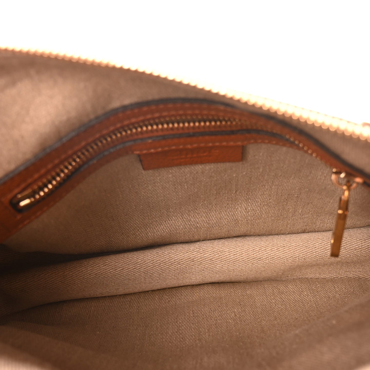 Calfskin Small Marcie Satchel Tan
