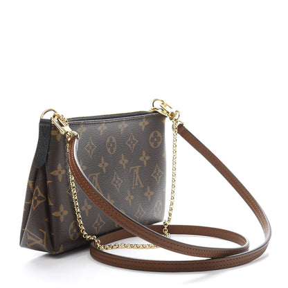 Louis Vuitton Monogram Pallas Clutch Black 2 of 11