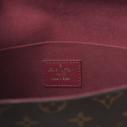 Louis Vuitton Monogram Pochette Felicie Chain Wallet Fuchsia 6 of 10