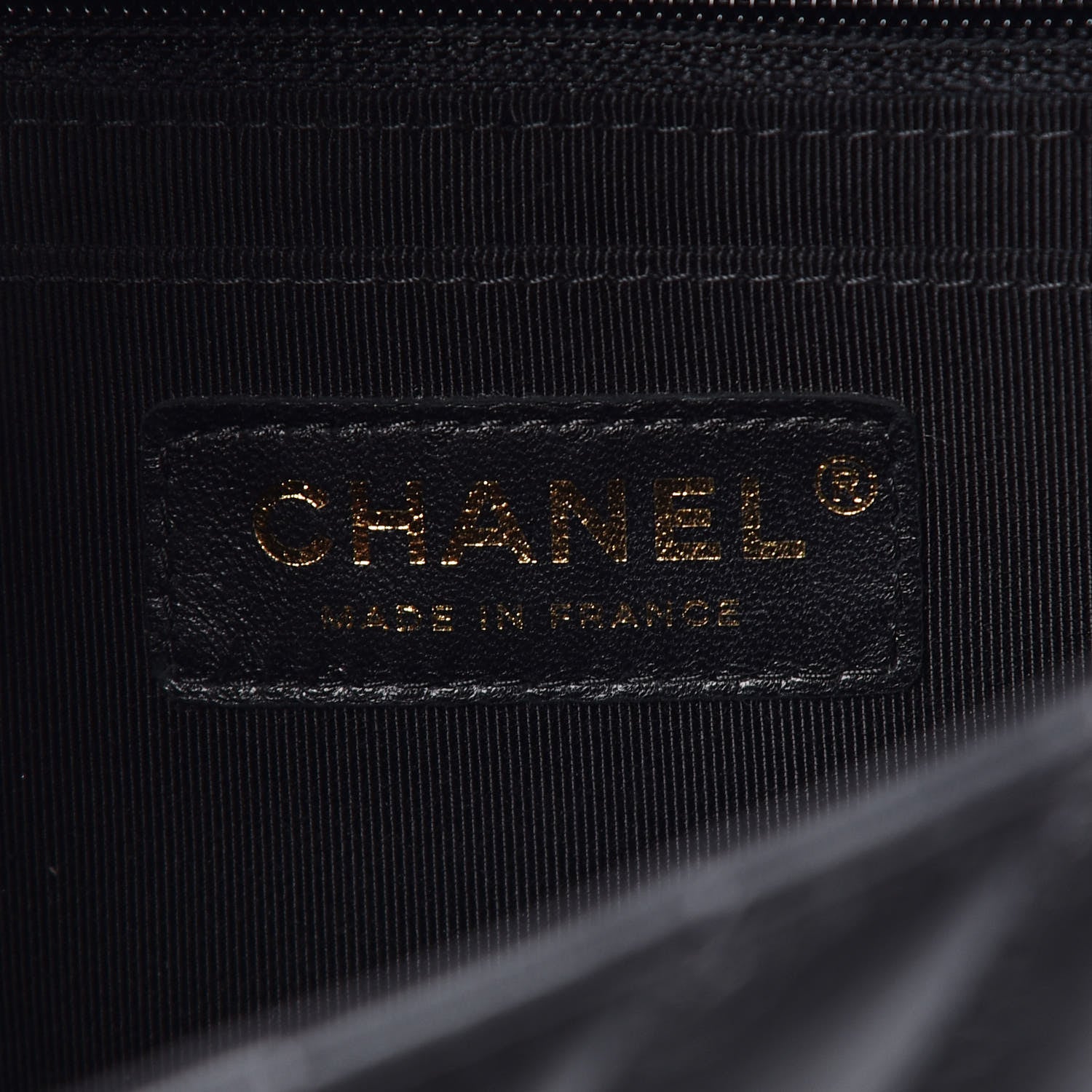 Chanel Calfskin Chevron Quilted Statement Flap Black 9 of 11