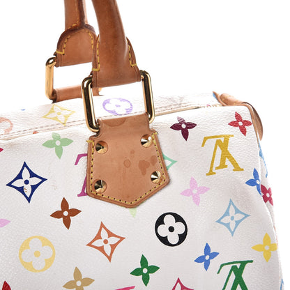 Louis Vuitton Monogram Multicolor Speedy 30 White 16 of 19