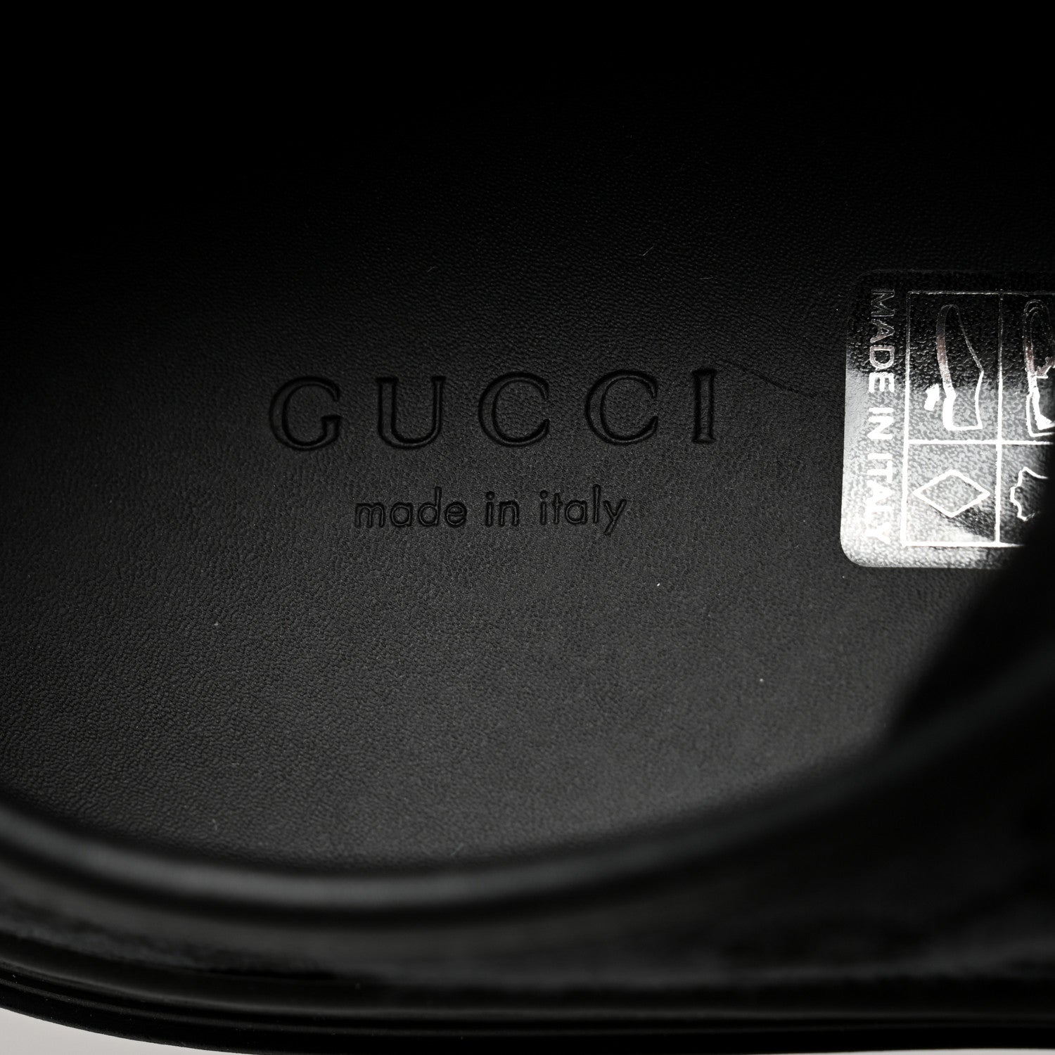 Gucci GG Monogram Calfskin Womens Low Top Sneakers 39 Piombo Black 7 of 9