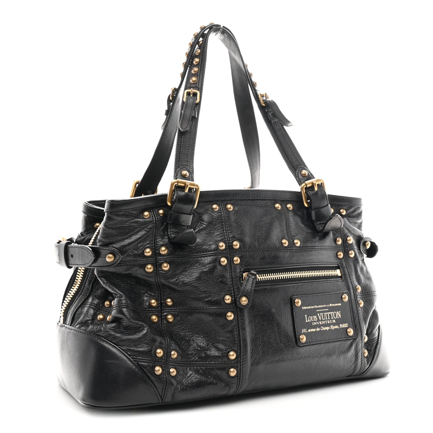 Lambskin Riveting Black