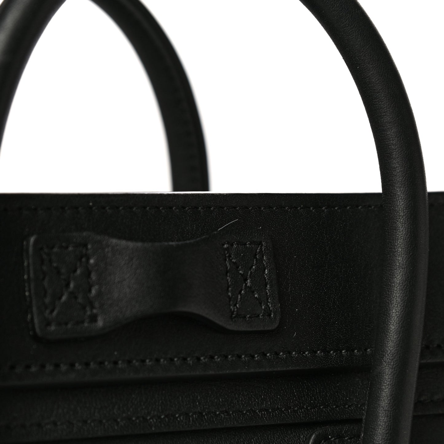 Smooth Calfskin Nano Luggage Black