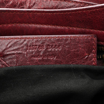 Balenciaga Agneau Classic Hardware City Dark Wine 8 of 18