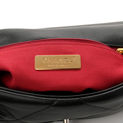 Chanel Lambskin Quilted Medium Chanel 19 Flap Black 6 of 11