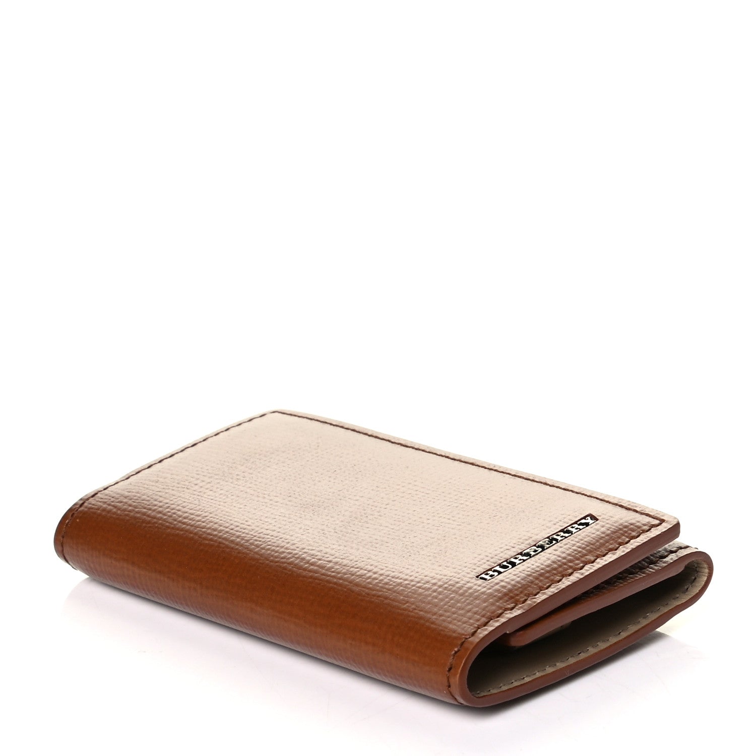 Burberry Calfskin 6 Key Holder Case Brown 3 of 6