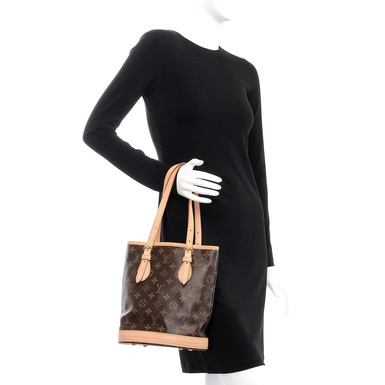 Louis Vuitton Monogram Petit Bucket 23 2 of 8
